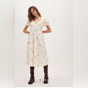 Free People Maise  Midi Dress